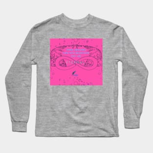 MEMORIES LINE PINK Long Sleeve T-Shirt